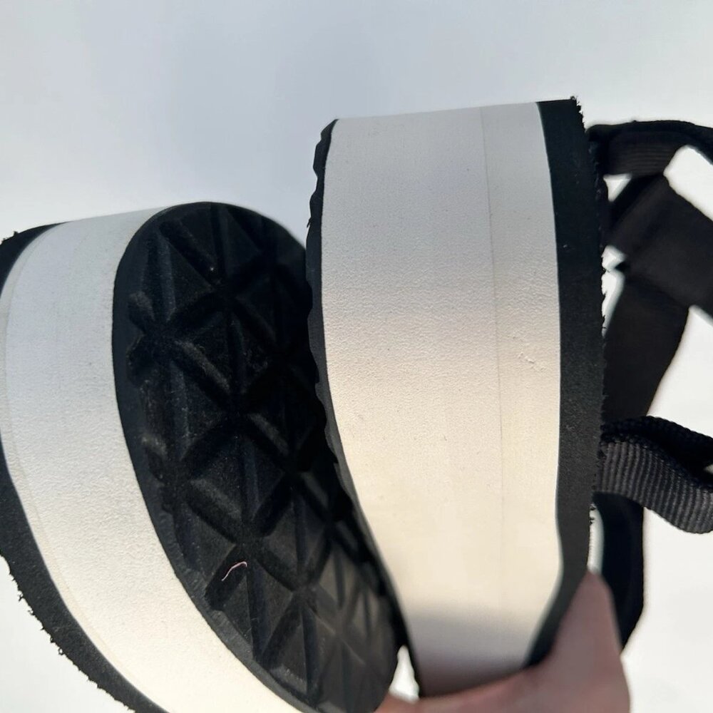 Teva Flatform Universal Black Platform Strappy Sa… - image 5